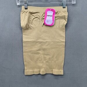Sweet & Soft Shapewear Seamless Tube Top Waist Cincher Tan Size M